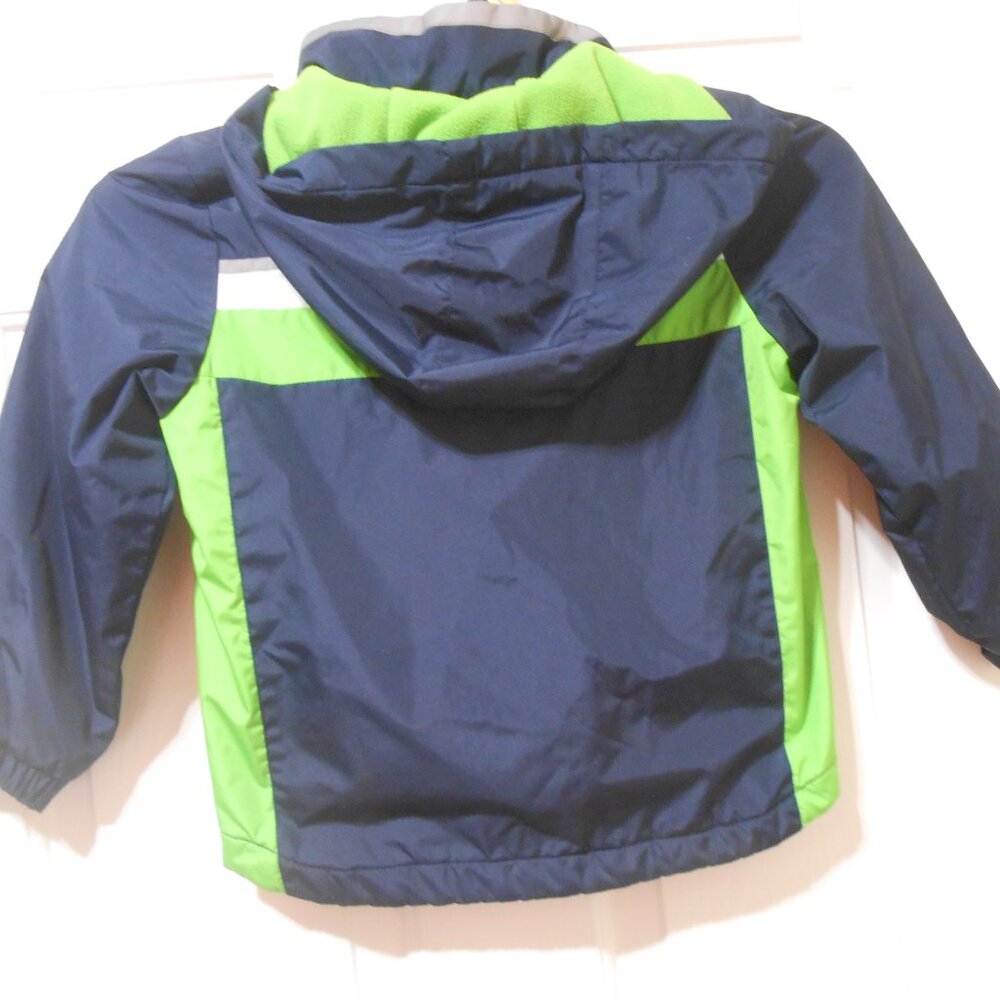 Excellent Boys size 6 London Fog hoodie rain Jacket w/ pockets fleece lining 👦 - Picture 9 of 14